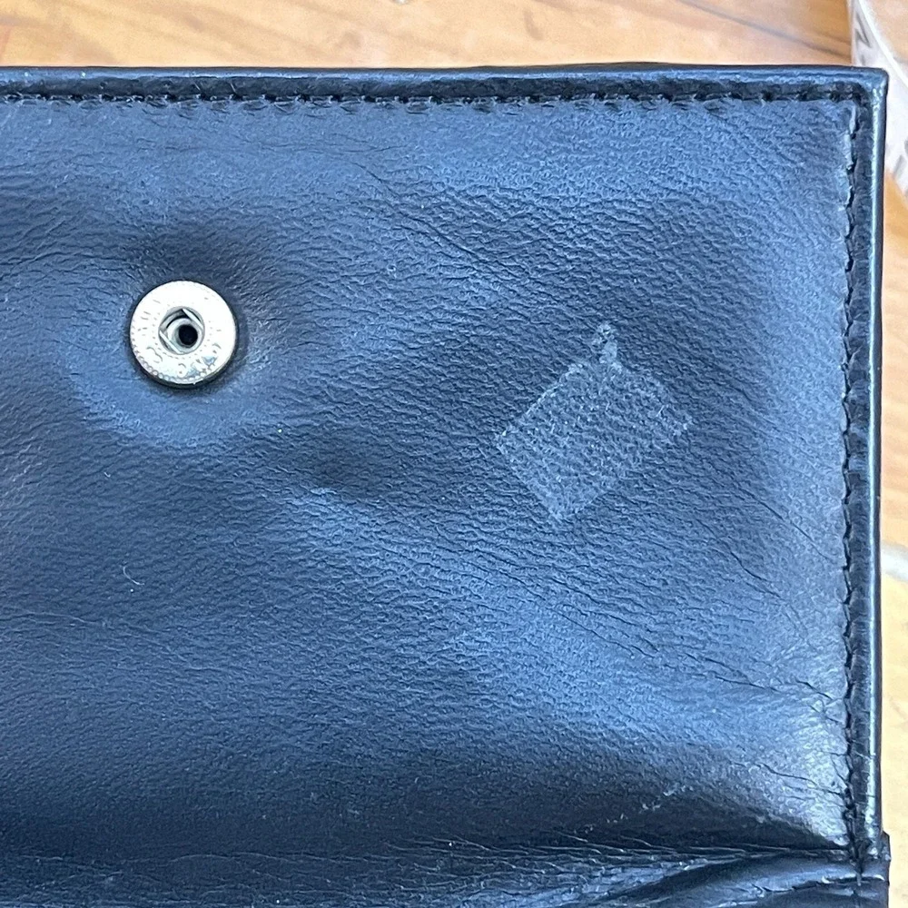 Unbranded Womens Leather Wallet Black Multi-Section 5